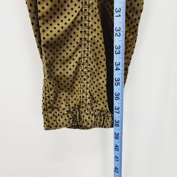 Anthropologie Womens L Pants Drawstring Waist Elastic Ankles Lyocell Blend Green - Picture 11 of 12